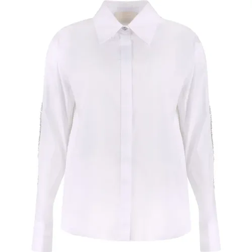 Shirts, female, , Size: S Stretch Poplin Shirt - Genny - Modalova