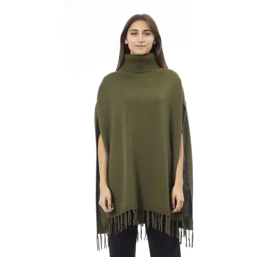 Turtlenecks, female, , Size: L Clothing Poncho - Alpha Studio - Modalova