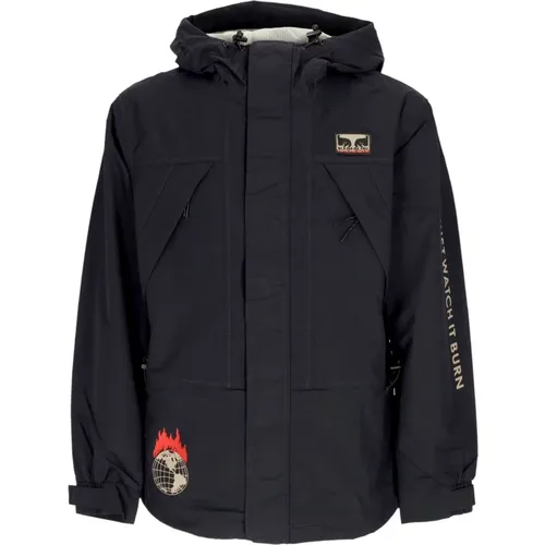 Mens Windbreaker Dru Jacket , male, Sizes: M - Obey - Modalova