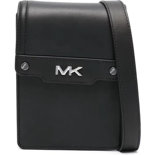 Phone flap messenger , male, Sizes: ONE SIZE - Michael Kors - Modalova