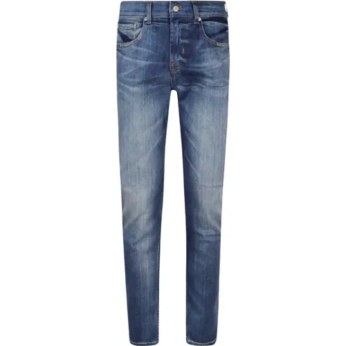 Slim-fit Jeans , Herren, Größe: W32 - 7 For All Mankind - Modalova