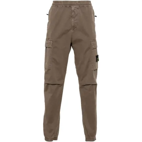 Trousers with Multiple Pockets , male, Sizes: W32, W36, W33 - Stone Island - Modalova