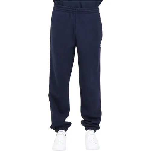 Blaue Sportliche Sweatpants Essential Look , Herren, Größe: 2XL - Lacoste - Modalova