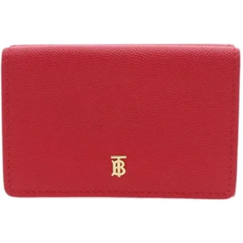 Pre-owned Leather wallets , female, Sizes: ONE SIZE - Burberry Vintage - Modalova