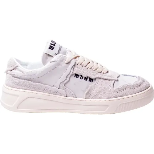 Sneakers, female, , Size: 8 US Fantastic Green Low Sneakers - Msgm - Modalova