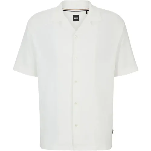 Weiße T-Shirts & Polos für Männer , Herren, Größe: S - Hugo Boss - Modalova