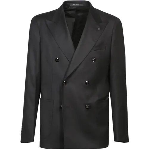 Blazers, male, , Size: M Double-Breasted Blazer - Tagliatore - Modalova