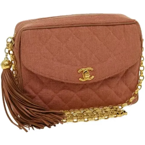 Pre-owned Canvas Chanel Shoulder Bag , female, Sizes: ONE SIZE - Chanel Vintage - Modalova