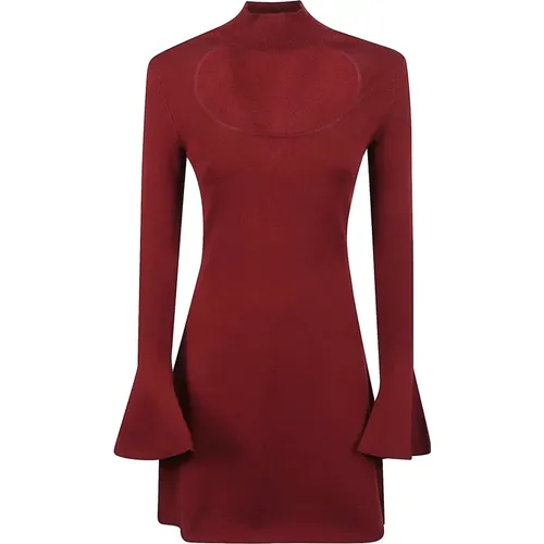 Bordeaux Knit Dress Aw24 , female, Sizes: S, 2XS - Federica Tosi - Modalova