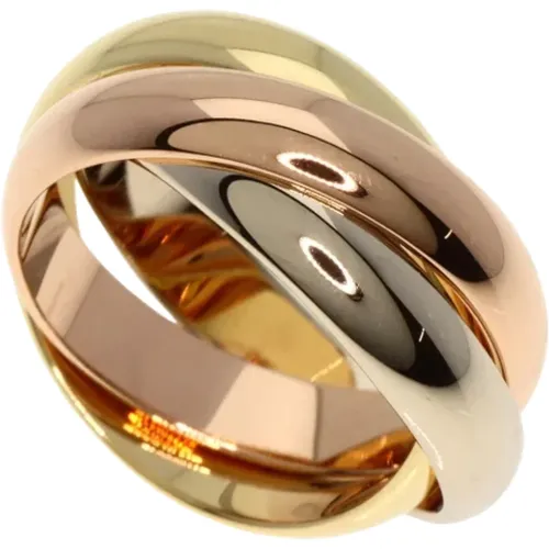 Pre-owned Rose Gold rings , female, Sizes: ONE SIZE - Cartier Vintage - Modalova