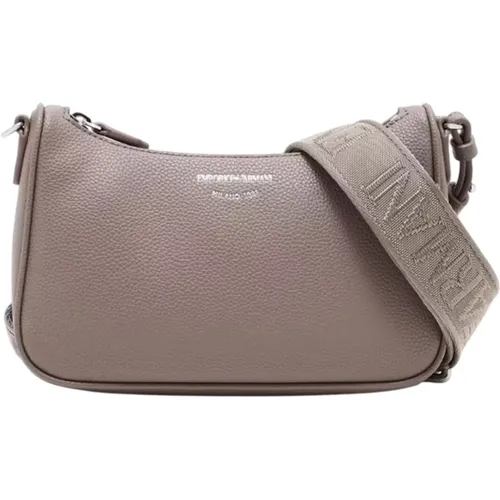 Cross Body Bags, female, , Size: ONE SIZE Stylish Bags with Logo Print - Emporio Armani - Modalova