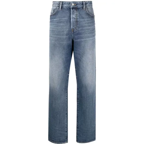 Casual Blaue Gerades Jeans , Herren, Größe: W31 L32 - Diesel - Modalova