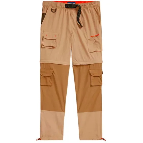 Vintage Khaki Adjustable Cargo Pants , male, Sizes: XL, L - Ralph Lauren - Modalova