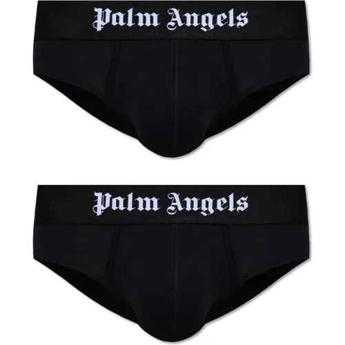 Bottoms, male, , Size: XS Two-Pack Briefs - Palm Angels - Modalova