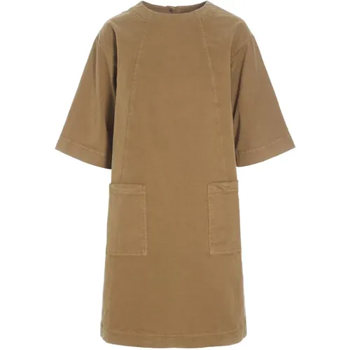 Dark Caramel Oversize Dress , female, Sizes: L, M, S - Bitte Kai Rand - Modalova