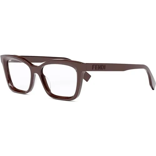 Stylish Glasses - Fe50057I-066 , unisex, Sizes: 52 MM - Fendi - Modalova