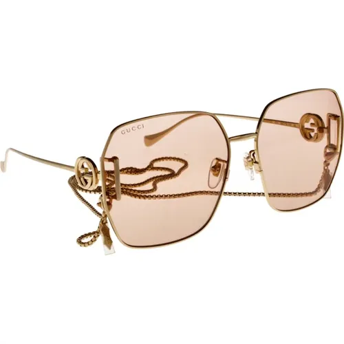 Sonnenbrillen , Damen, Größe: 64 MM - Gucci - Modalova