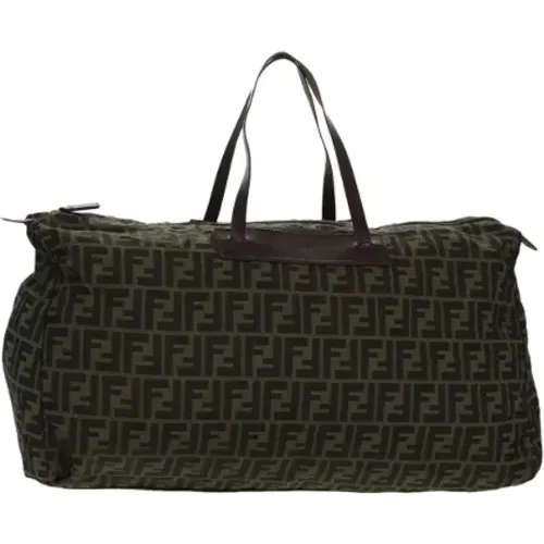 Pre-owned Weekend Bags, female, , Size: ONE SIZE Pre-owned Canvas fendi-bags - Fendi Vintage - Modalova