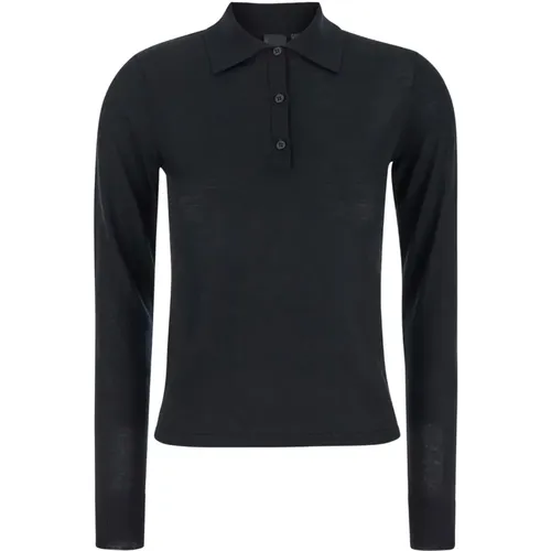 Schwarze Liquoroso Polo T-shirts und Polos , Damen, Größe: M - pinko - Modalova