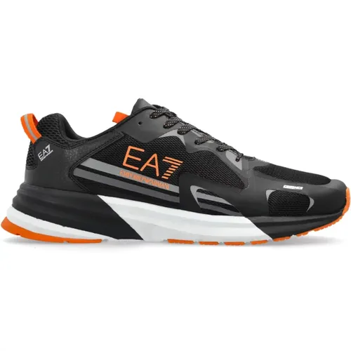 Sneakers, male, , Size: 8 US Sports shoes with logo - Emporio Armani EA7 - Modalova