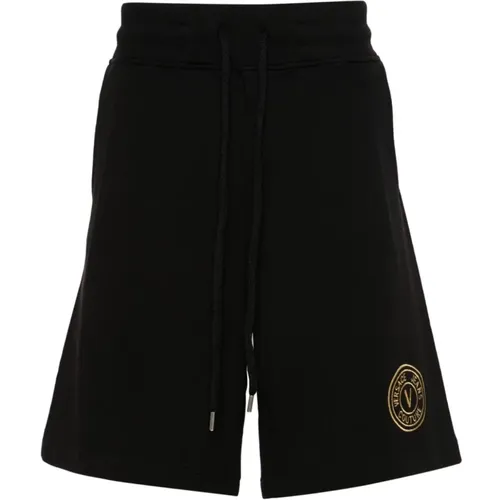 Mens Clothing Shorts Ss24 , male, Sizes: M - Versace Jeans Couture - Modalova