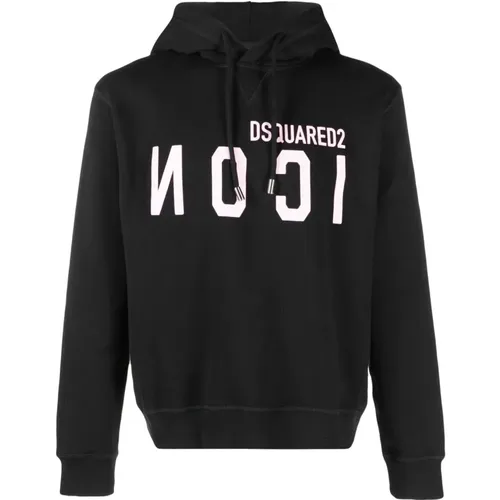 Hoodies, male, , Size: XL Hooded Sweatshirt - Dsquared2 - Modalova