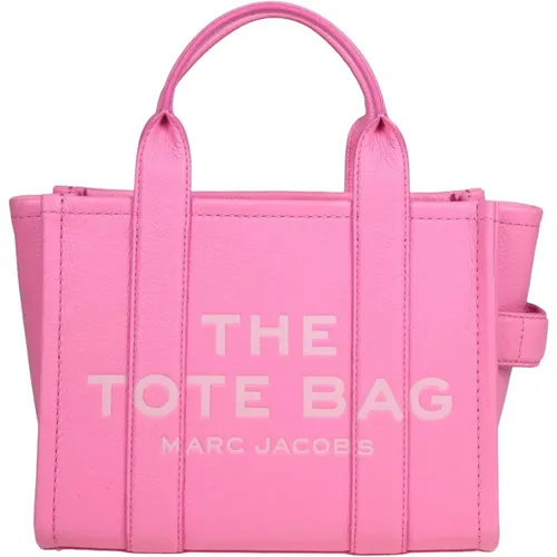 Leather Handbag with Zip Closure , female, Sizes: ONE SIZE - Marc Jacobs - Modalova