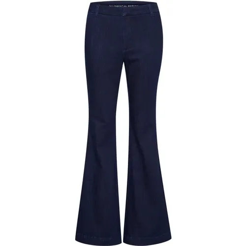 Flattering High Bootcut Jeans in Dark , female, Sizes: W32 L33 - My Essential Wardrobe - Modalova