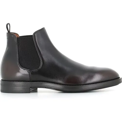 Chelsea Boots, male, , Size: 8 1/2 US Chelsea Leather Ankle Boots - Officine Creative - Modalova