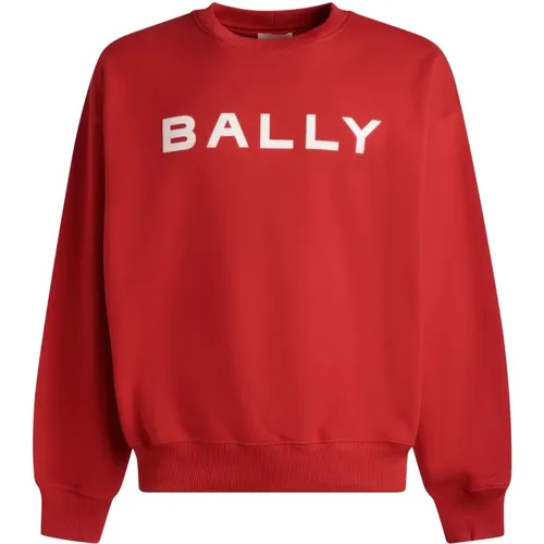 Sweatshirts, male, , Size: M Logo Sweatshirt - Bally - Modalova