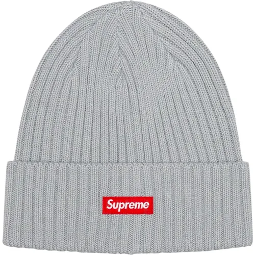 Grey Overdyed Beanie Limited Edition , unisex, Sizes: ONE SIZE - Supreme - Modalova