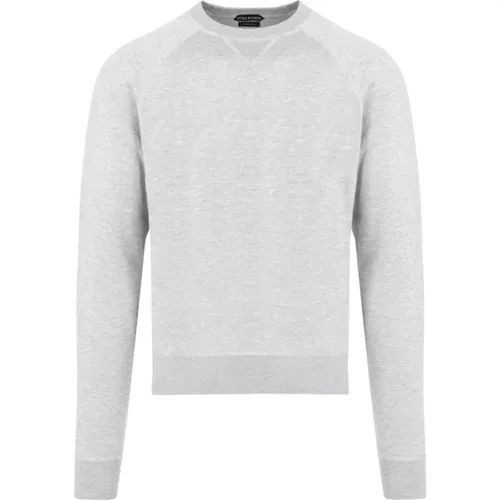 Hellgrauer Crewneck Pullover - Tom Ford - Modalova