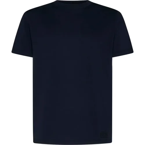 Blaue T-Shirts und Polos , Herren, Größe: L - Valentino - Modalova