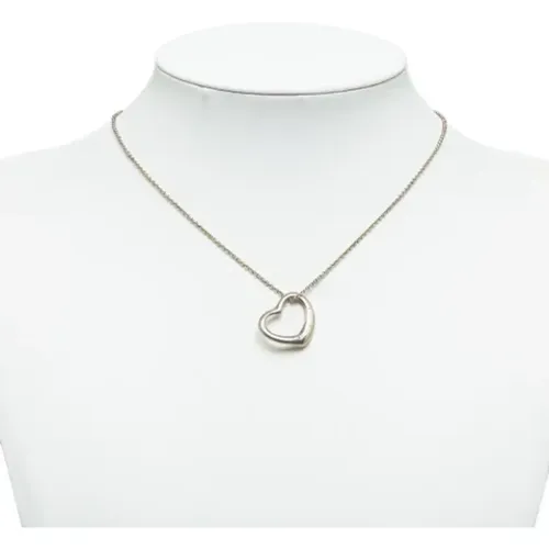 Pre-owned Jewellery, female, , Size: ONE SIZE Pre-owned Silver necklaces - Tiffany & Co. Pre-owned - Modalova