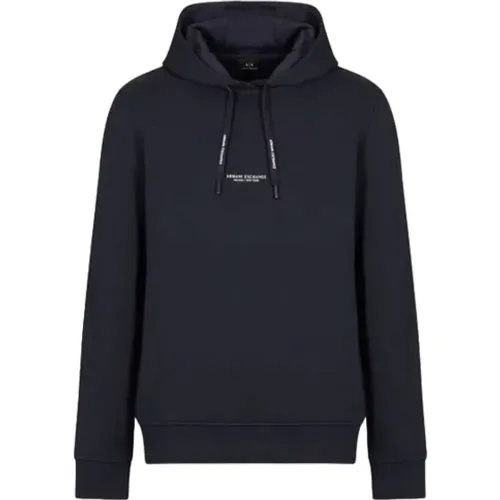 Hoodies, male, , Size: S Hooded Sweatshirt for Men and Women - Armani Exchange - Modalova