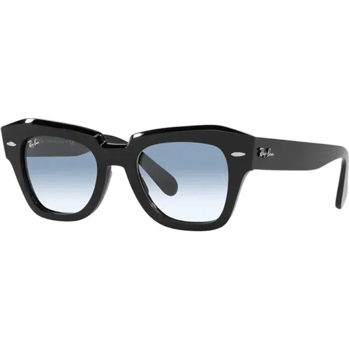 Square Sunglasses State Street Rb2186 , unisex, Sizes: 49 MM - Ray-Ban - Modalova