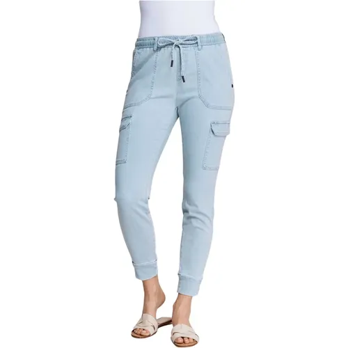 Cargo trousers Daisey Blau , female, Sizes: L, XL, 2XL, XS, S, M - Zhrill - Modalova
