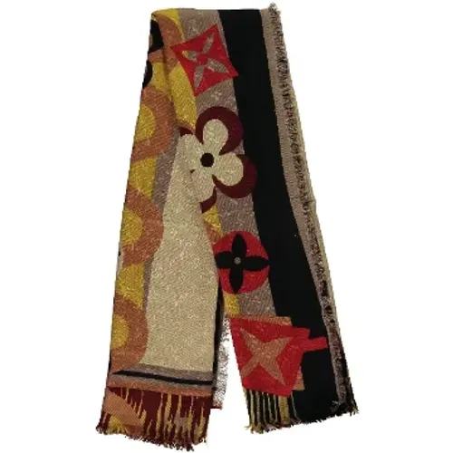 Pre-owned Scarves, female, , Size: ONE SIZE Pre-owned Silk scarves - Louis Vuitton Vintage - Modalova