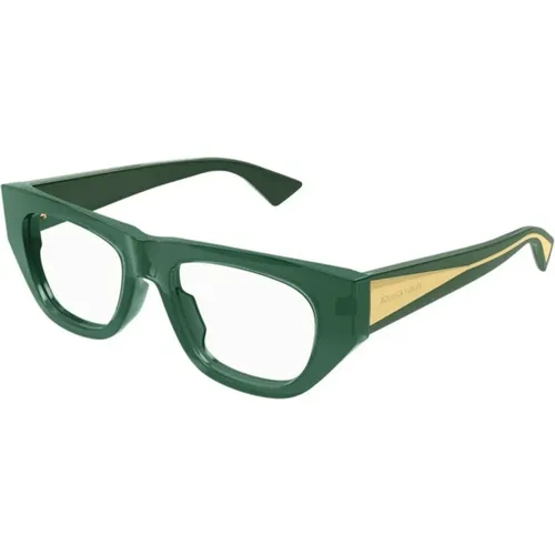 Grüne Rahmen Sonnenbrille Bv1279O 003 - Bottega Veneta - Modalova