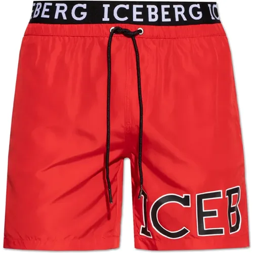 Beachwear, male, , Size: L Shorts - Iceberg - Modalova