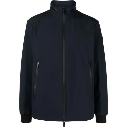 Waterproof Hooded Jacket , male, Sizes: S - Woolrich - Modalova