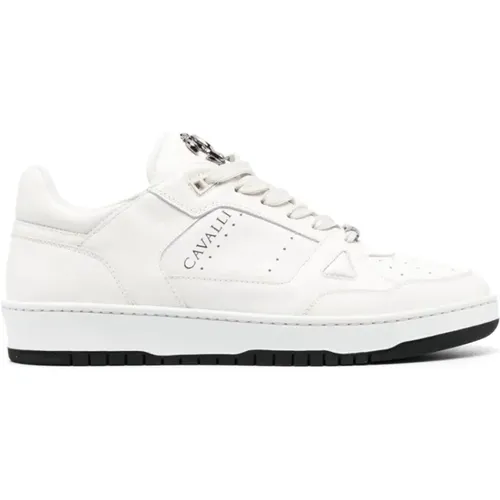 Casual Leather Trainers , male, Sizes: 11 UK, 10 UK, 12 UK, 7 UK - Roberto Cavalli - Modalova