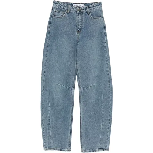 Loose-fit Jeans, female, , Size: W28 Barrel Leg Jeans - Self Portrait - Modalova