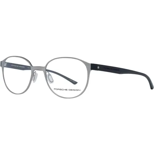 Glasses, unisex, , Size: ONE SIZE Grey Titanium Round Optical Frames - Porsche Design - Modalova