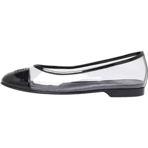 Pre-owned Flats, female, , Size: 7 1/2 US Pre-owned Leather flats - Chanel Vintage - Modalova