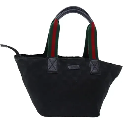 Pre-owned Tote Bags, female, , Size: ONE SIZE Pre-owned Canvas gucci-bags - Gucci Vintage - Modalova