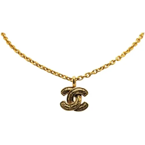 Pre-owned Jewellery, female, , Size: ONE SIZE Pre-owned Metal necklaces - Chanel Vintage - Modalova