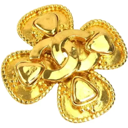 Pre-owned Jewellery, female, , Size: ONE SIZE Pre-owned Metal brooches - Chanel Vintage - Modalova