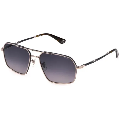 Classic Origins Sunglasses Silver Grey Gradient , male, Sizes: 58 MM - Police - Modalova