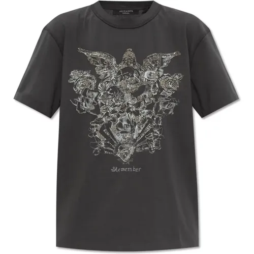 T-shirt Convenant , Damen, Größe: S - AllSaints - Modalova